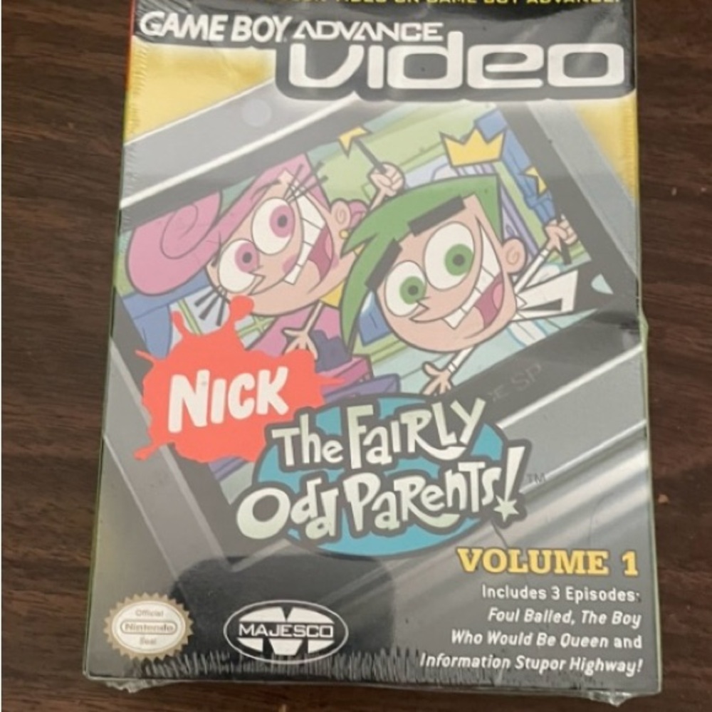 Factory Sealed GAME BOY ADVANCE VIDEO NICK Fairly Odd Parents VOL 1.